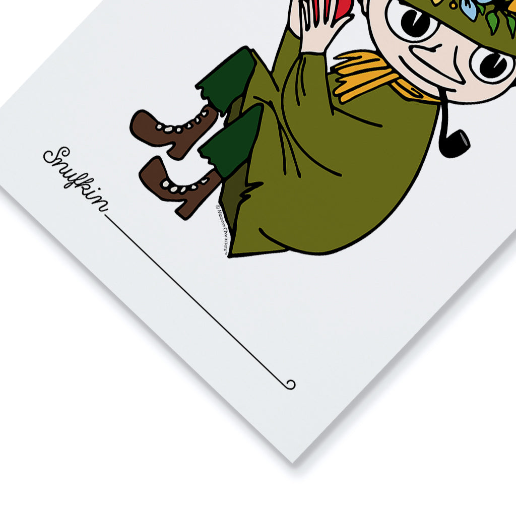 Moomin Snufkin Holding Fruit Print