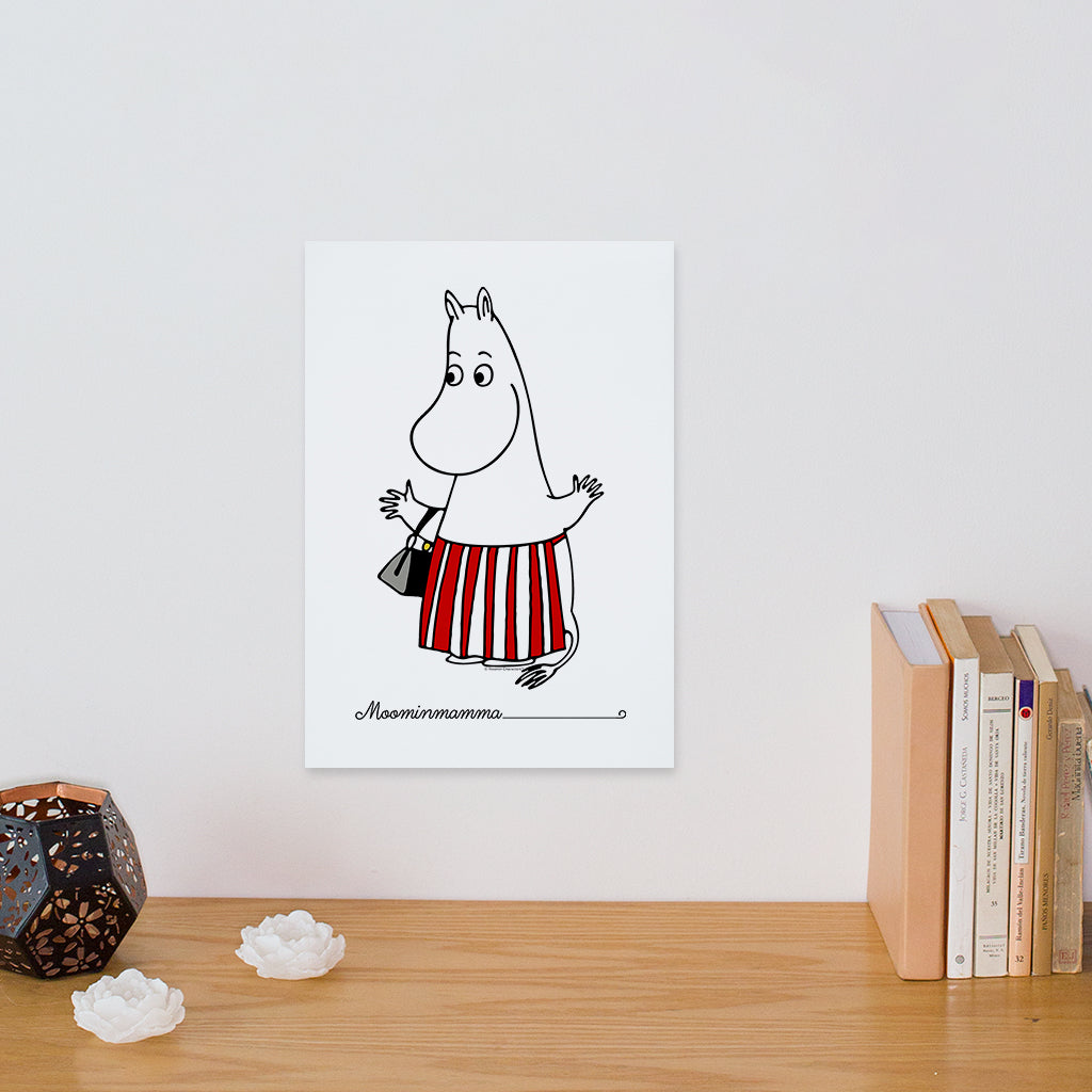 Moomin Moominmamma Waving Print