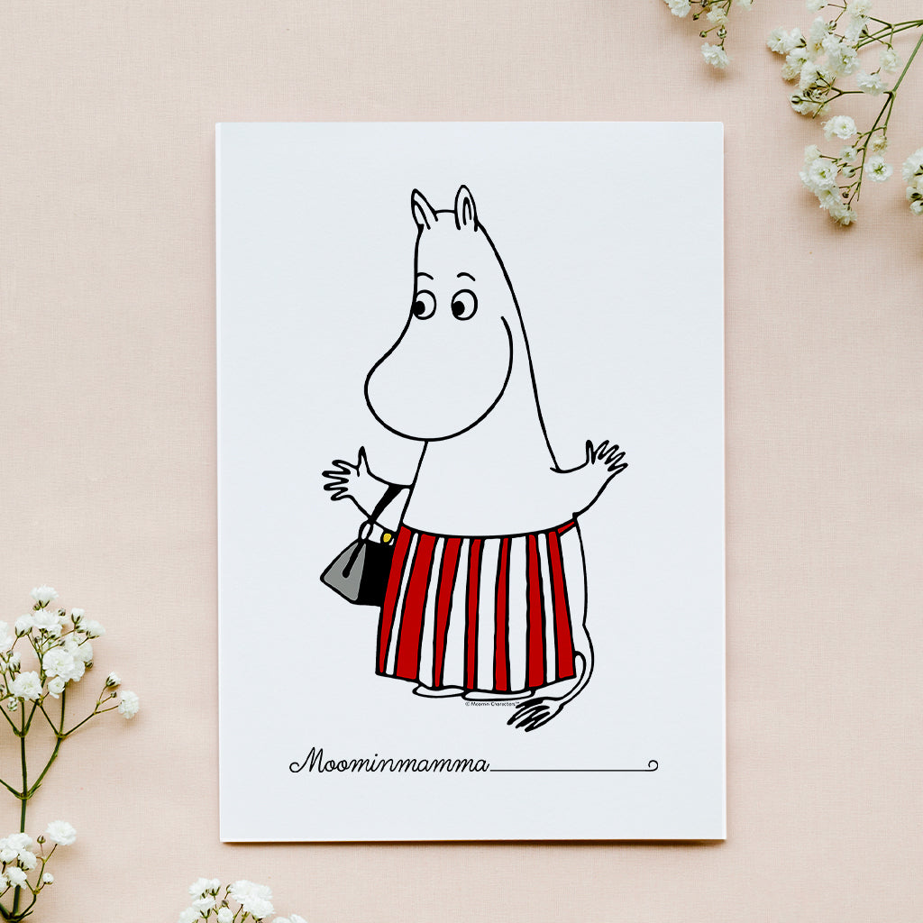 Moomin Moominmamma Waving Print