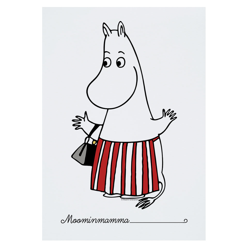 Moomin Moominmamma Waving Print