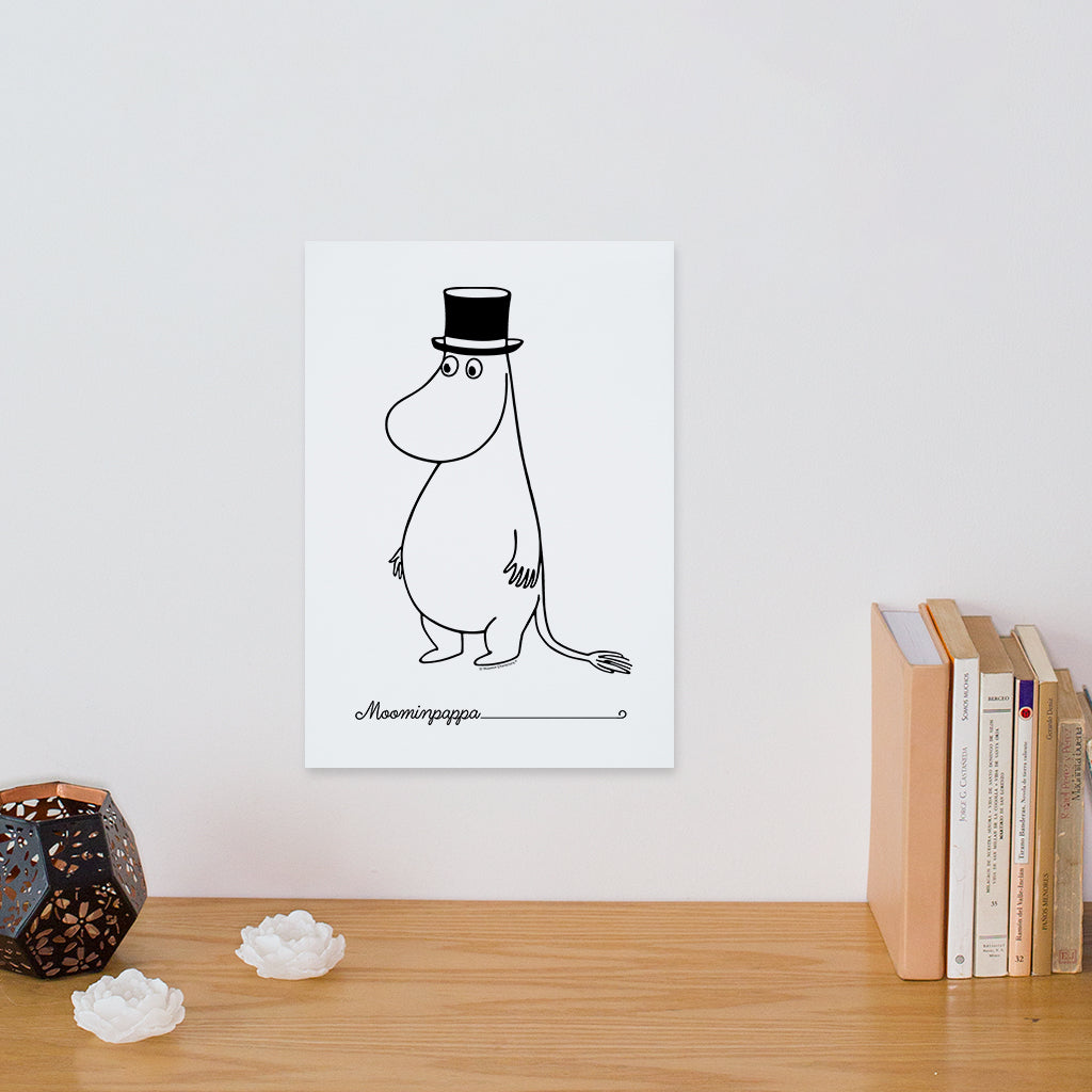 Moomin Moominpappa Standing Print | Moomin Shop US