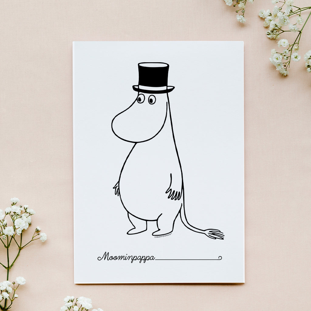 Moomin Moominpappa Standing Print