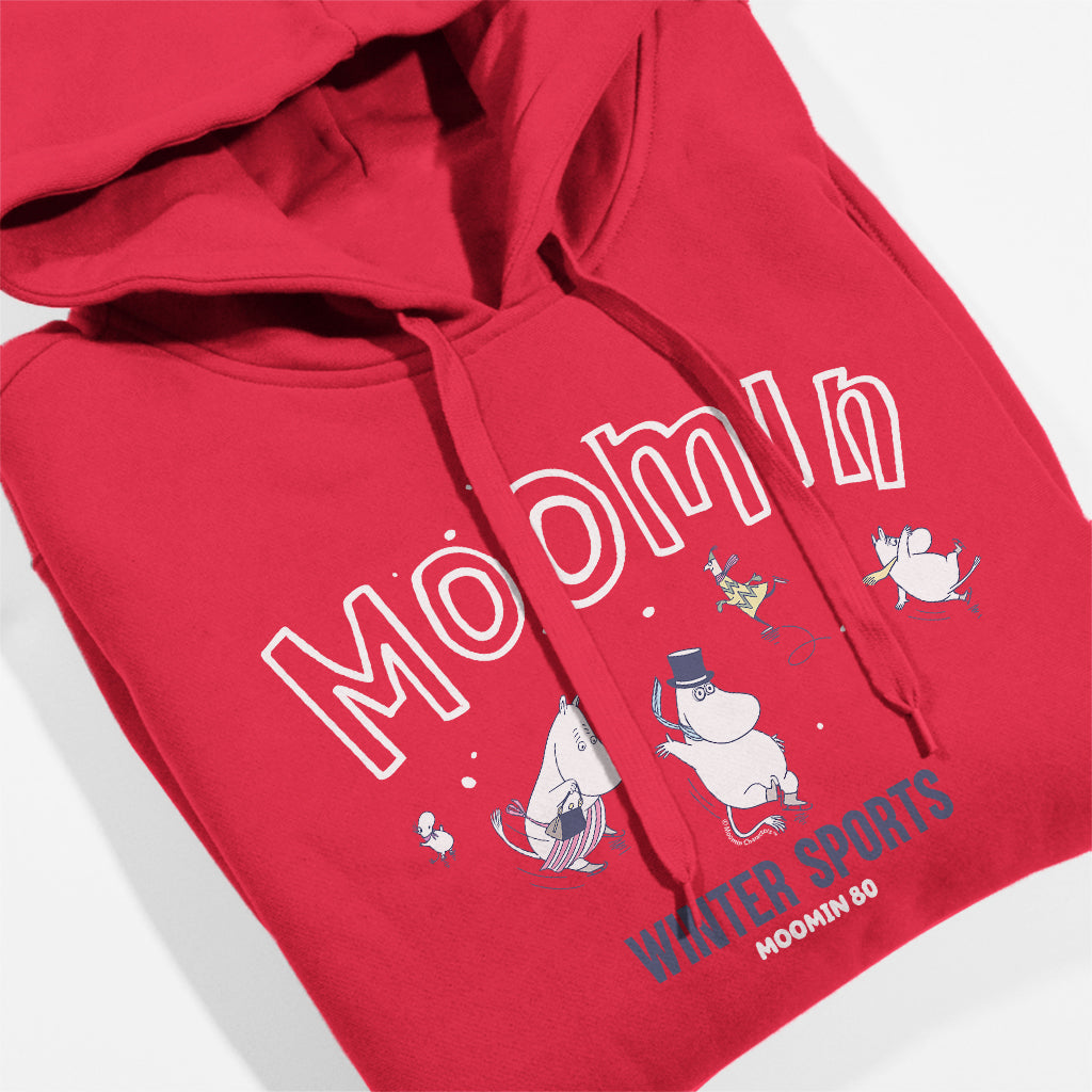 Moomin Festive Winter Sports Adult Hoodie