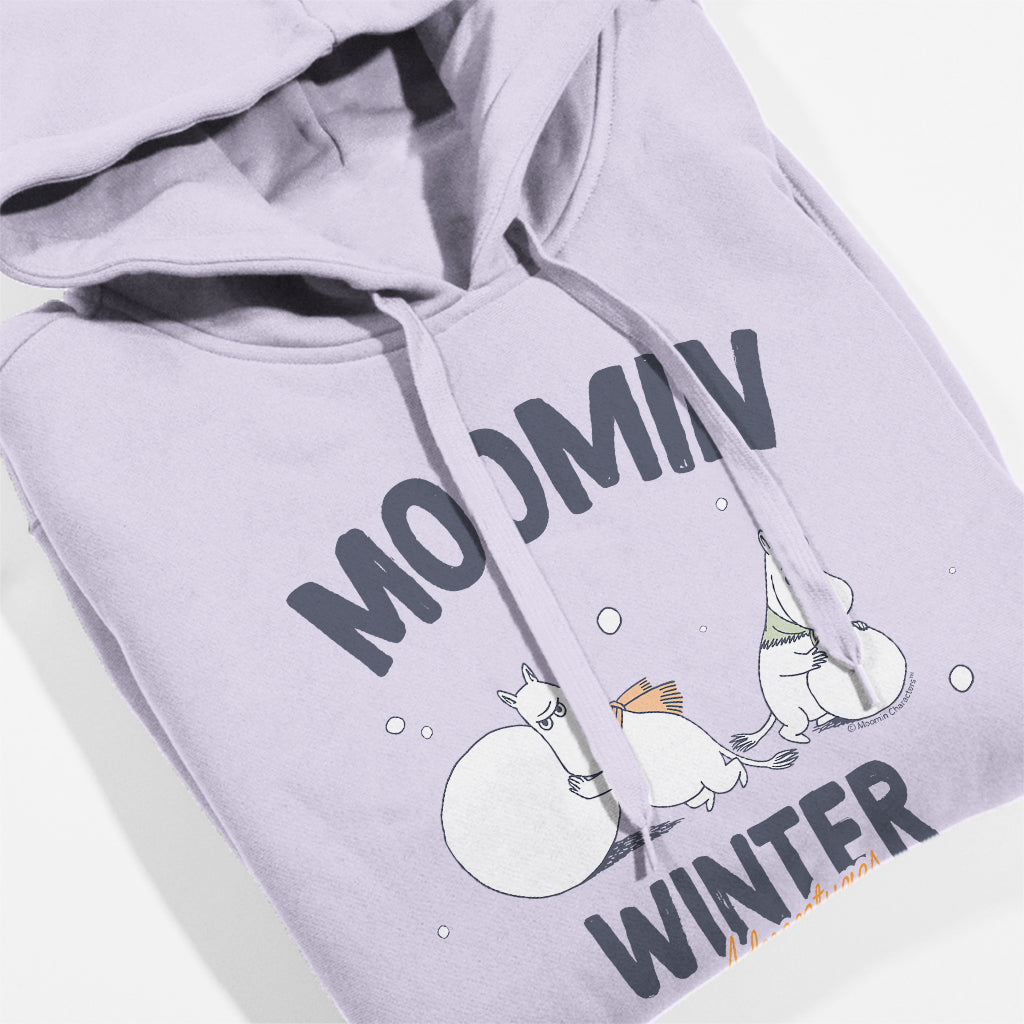 Moomin Winter Adventures Moomintroll &amp; Snorkmaiden Adult Hoodie