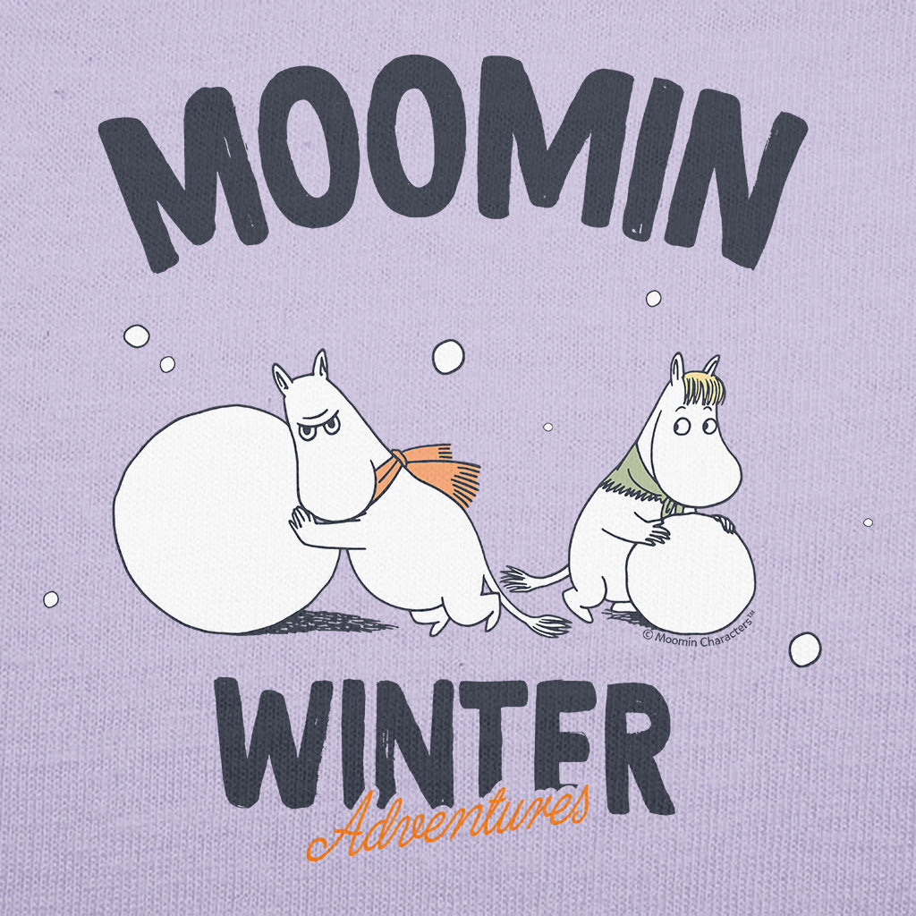 Moomin Winter Adventures Moomintroll &amp; Snorkmaiden Adult Hoodie