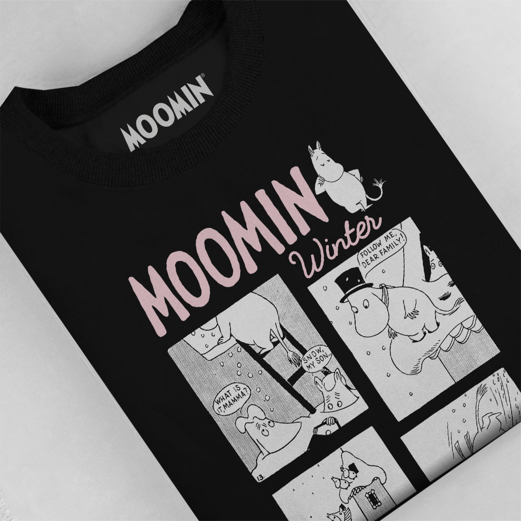 Moomins Snow Slide Moomin Winter Holidays Adult Sweatshirt