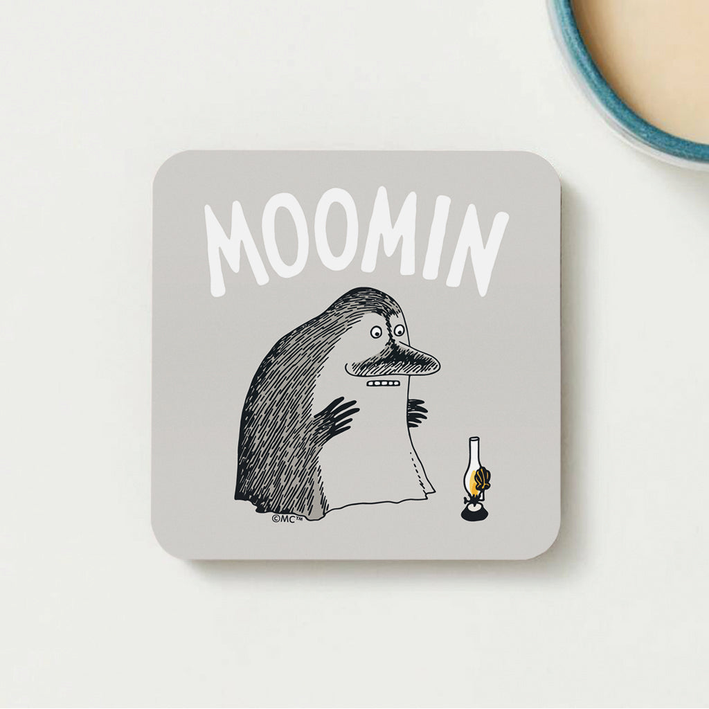 Moomin The Groke Wooden Single Coaster | Moomin Shop US