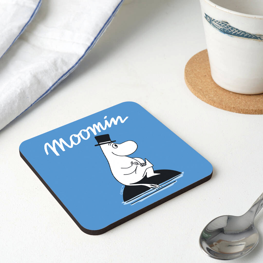 Moomin Moominpappa Wooden Single Coaster