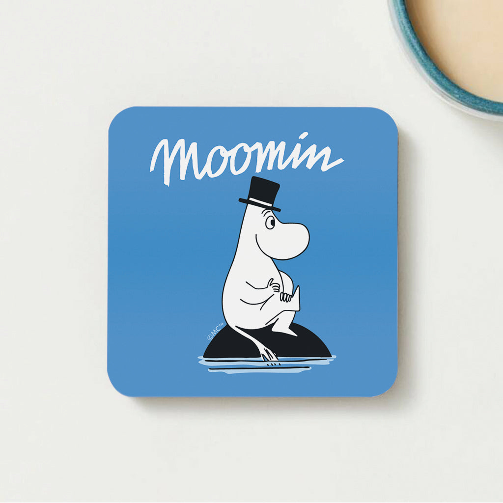 Moomin Moominpappa Wooden Single Coaster