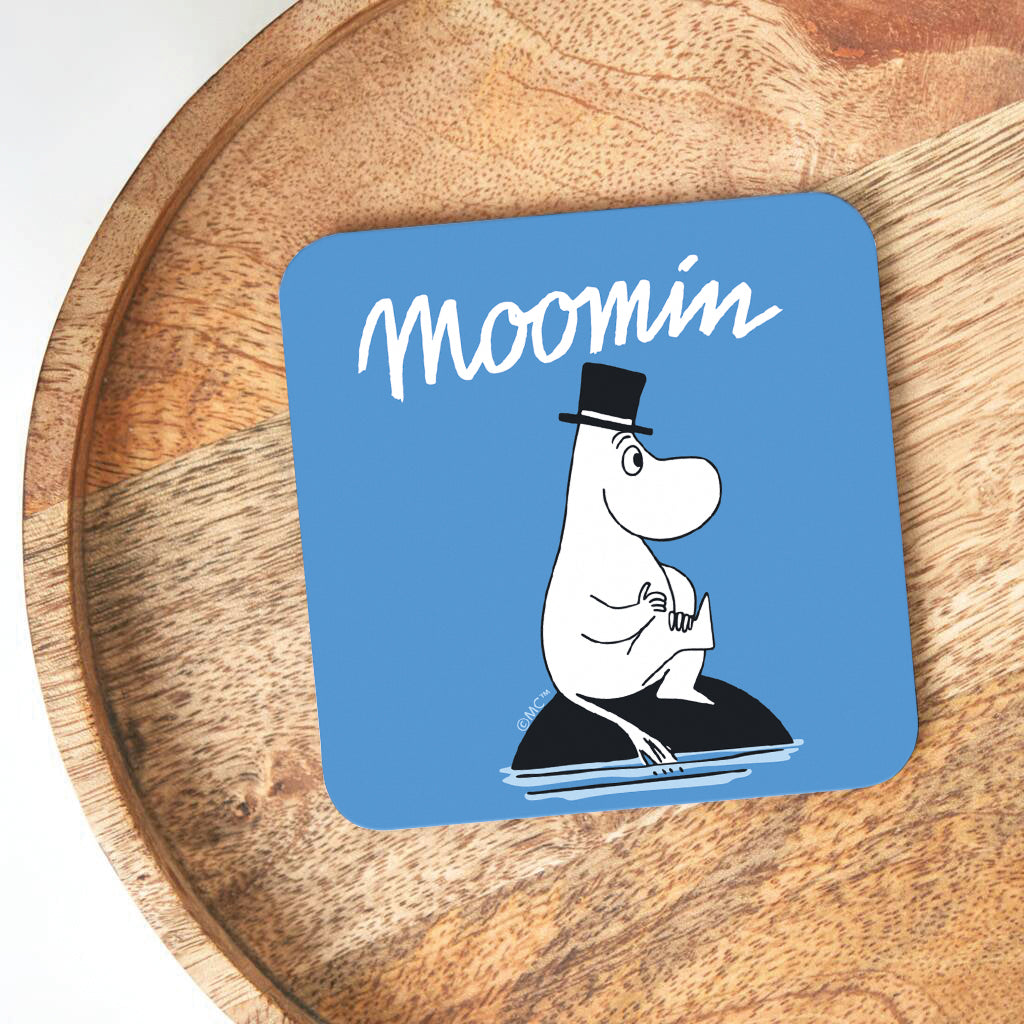 Moomin Moominpappa Wooden Single Coaster