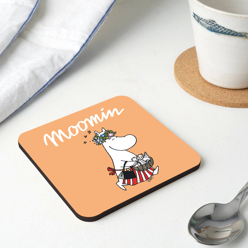 Moomin Moominmamma Wooden Single Coaster