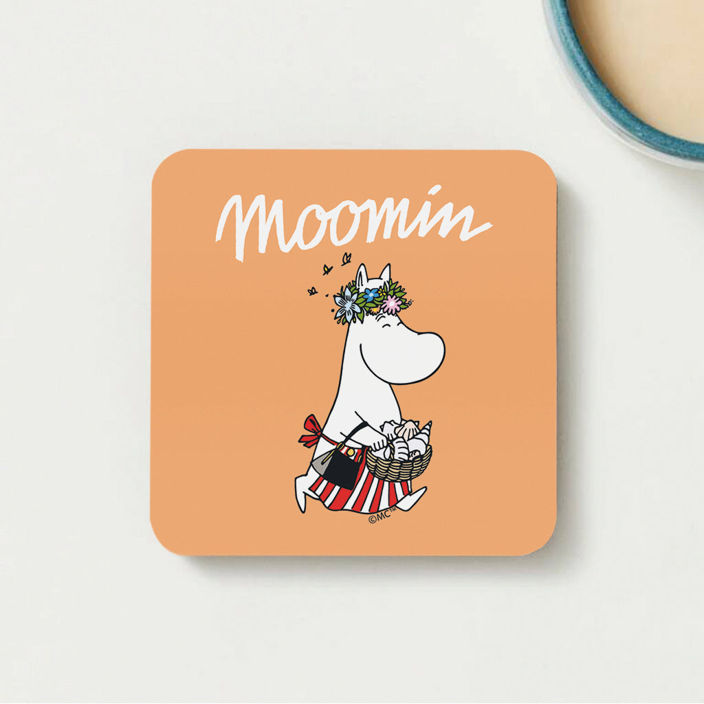 Moomin Moominmamma Wooden Single Coaster