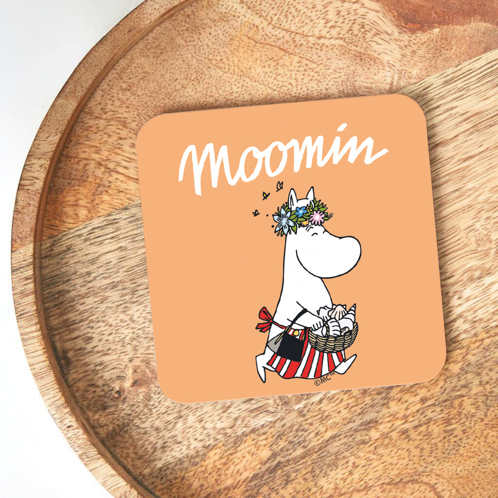 Moomin Moominmamma Wooden Single Coaster