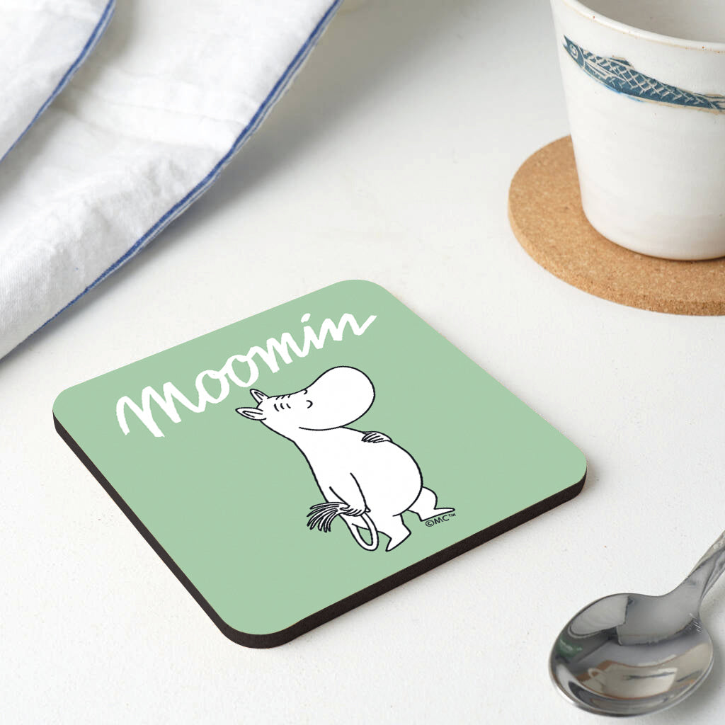 Moomin Moomintroll Wooden Single Coaster