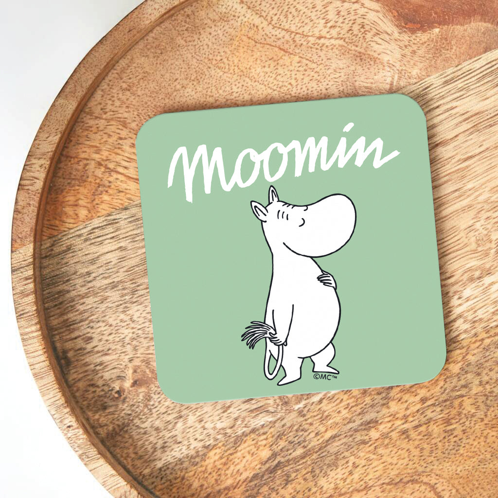 Moomin Moomintroll Wooden Single Coaster