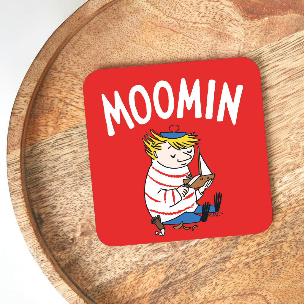 Moomin Too-Ticky Wooden Single Coaster | Moomin Shop US
