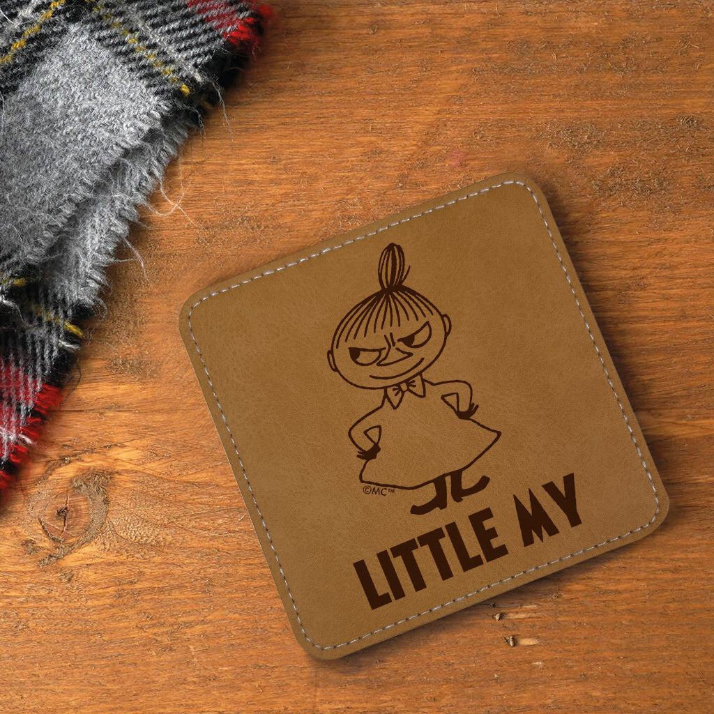 Moomin Little My Faux Leather Square Coaster