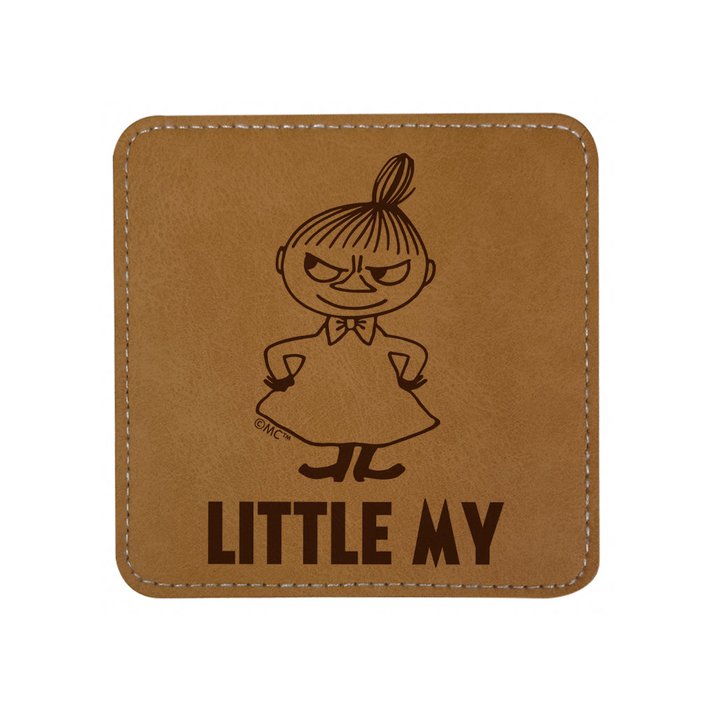 Moomin Little My Faux Leather Square Coaster