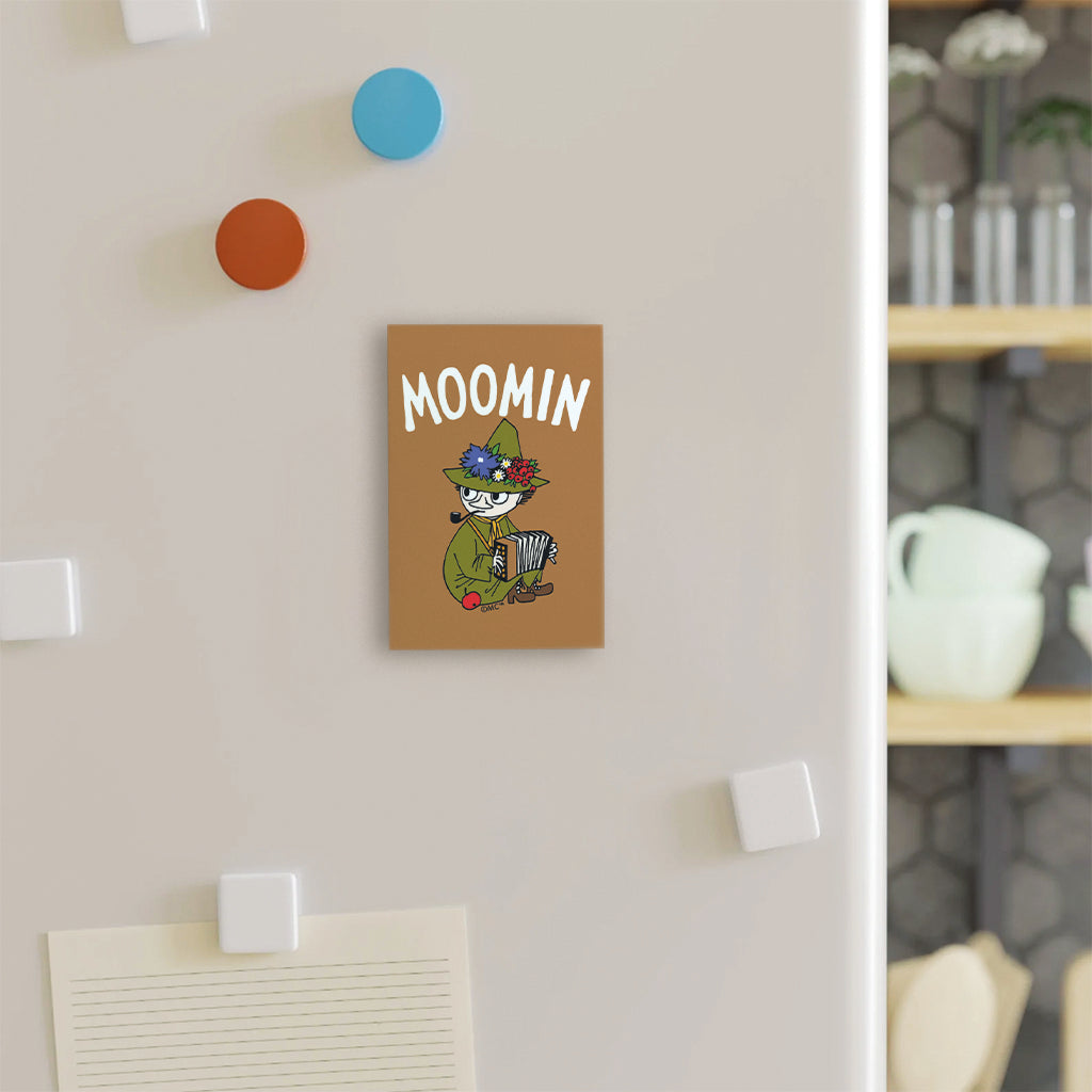 Moomin Snufkin Wooden Fridge Magnet