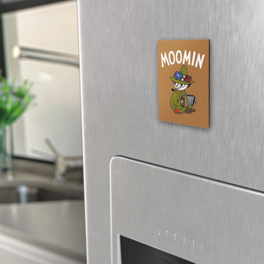 Moomin Snufkin Wooden Fridge Magnet