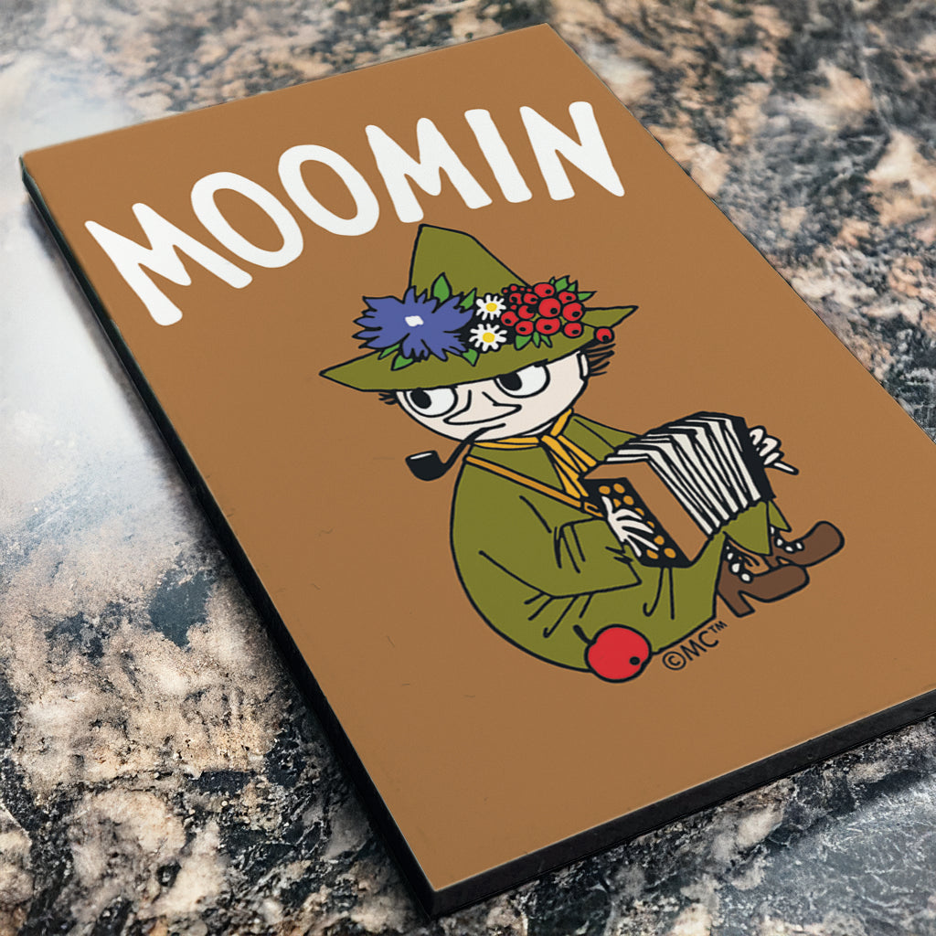 Moomin Snufkin Wooden Fridge Magnet | Moomin Shop US