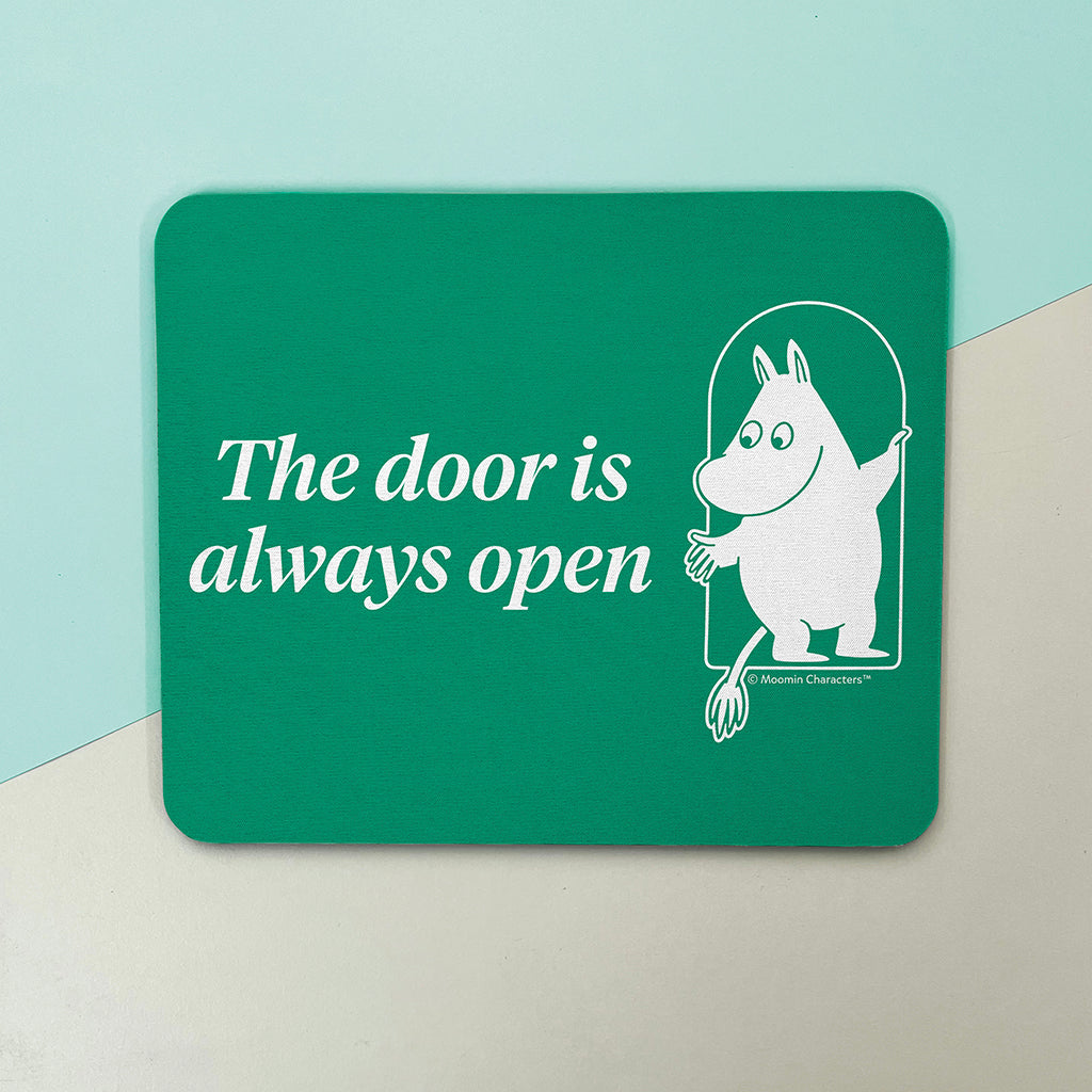 Moomin 80th Anniversary The Door Is Always Open Mouse Pad | Moomin Shop US