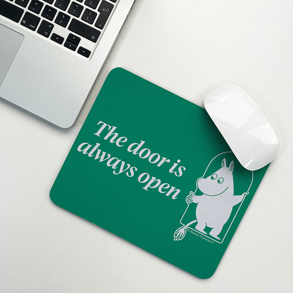 Moomin 80th Anniversary The Door Is Always Open Mouse Pad