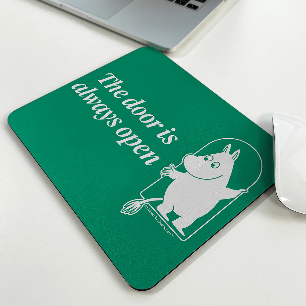 Moomin 80th Anniversary The Door Is Always Open Mouse Pad