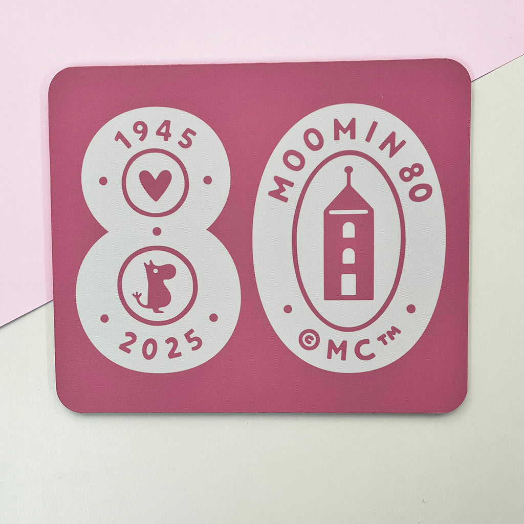 Moomin 80th Anniversary Logo Mouse Pad