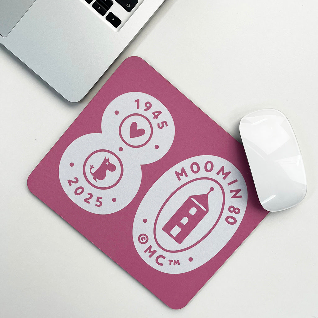 Moomin 80th Anniversary Logo Mouse Pad