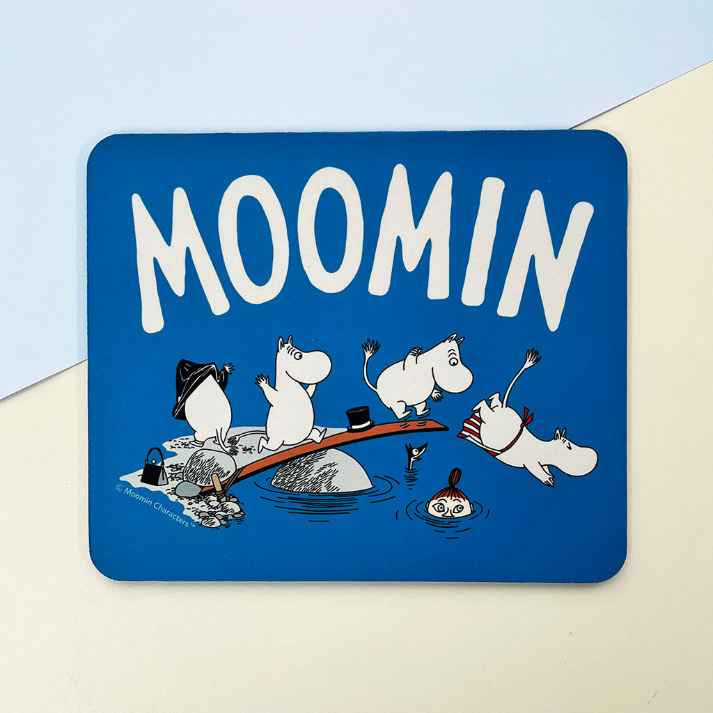 Moomin Swimming Mouse Pad