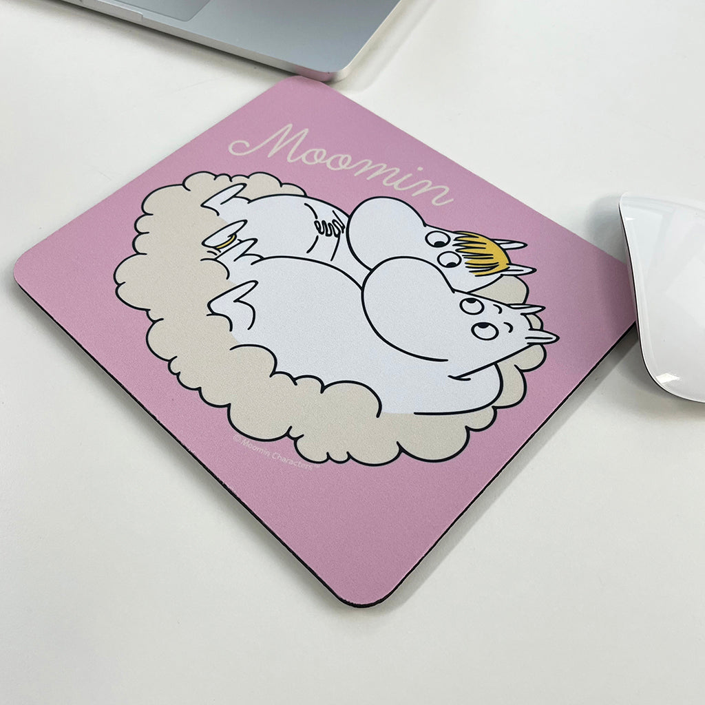 Moomin Moomintroll And Snorkmaiden Cloud Mouse Pad | Moomin Shop US