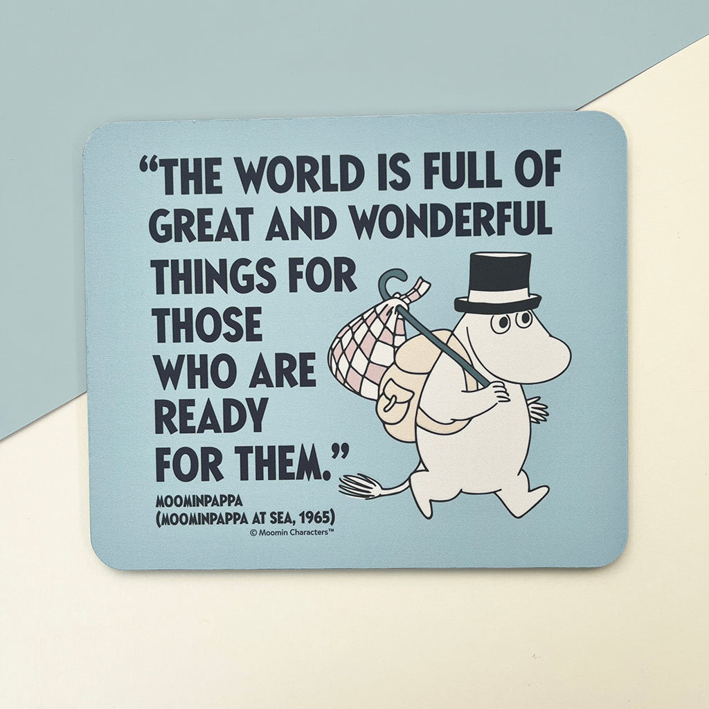 Moomin Moominpappa Great And Wonderful Things Mouse Pad