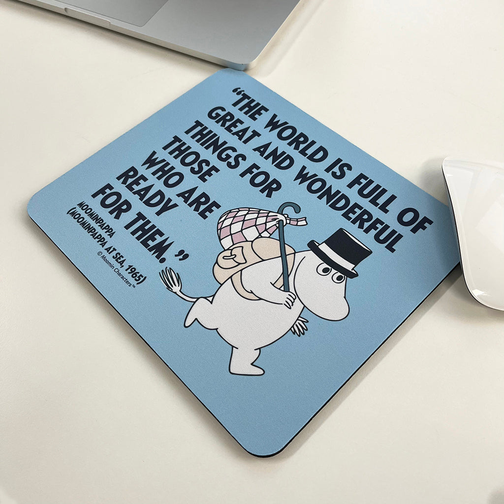 Moomin Moominpappa Great And Wonderful Things Mouse Pad