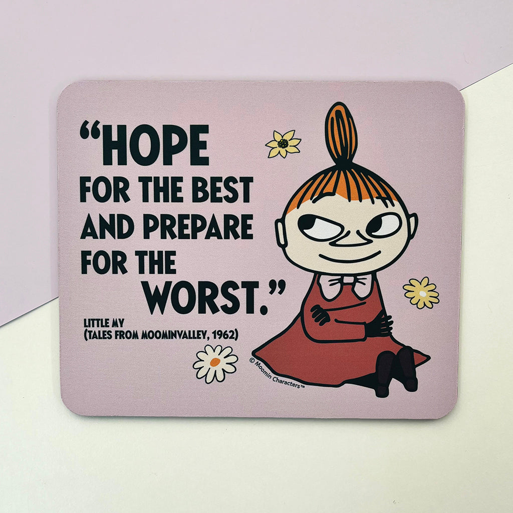 Moomin Little My Hope For The Best Mouse Pad | Moomin Shop US