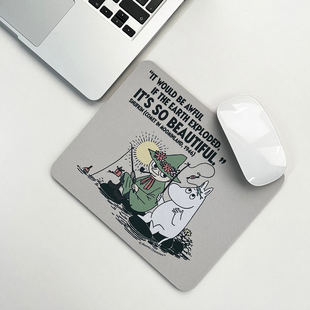 Moomin Snufkin And Moomintroll So Beautiful Mouse Pad