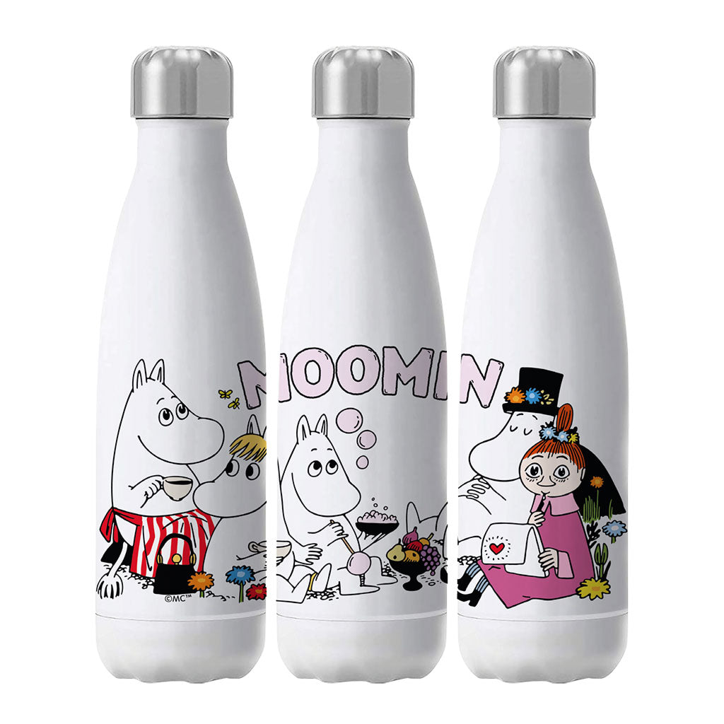 Moomin Tea Party Insulated Stainless Steel Water Bottle