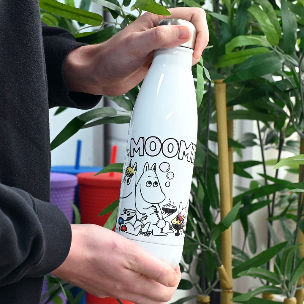 Moomin Tea Party Insulated Stainless Steel Water Bottle | Moomin Shop US