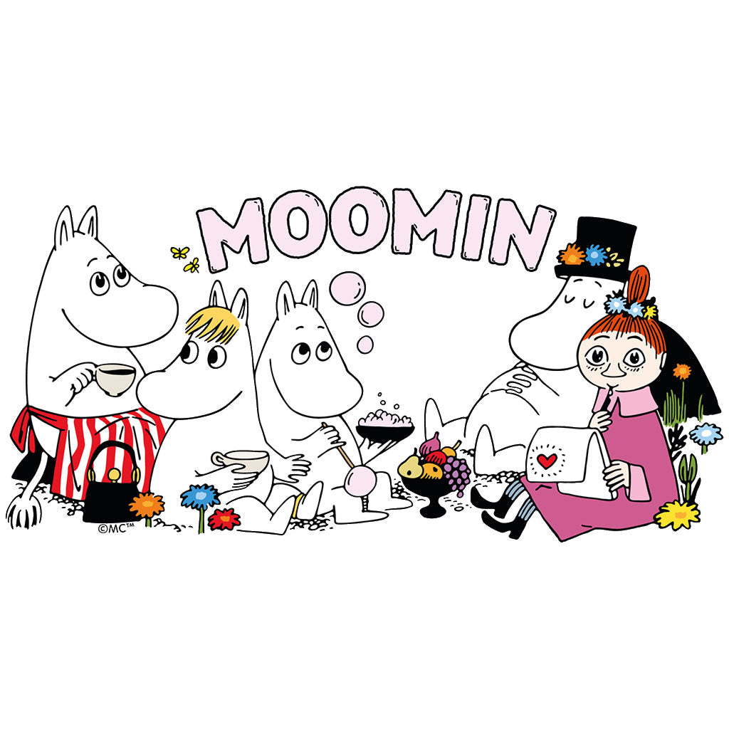 Moomin Tea Party Insulated Stainless Steel Water Bottle