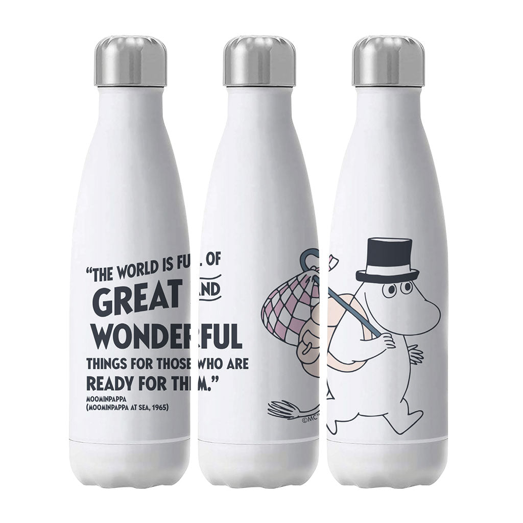 Moomin Moominpappa Great And Wonderful Insulated Stainless Steel Water Bottle