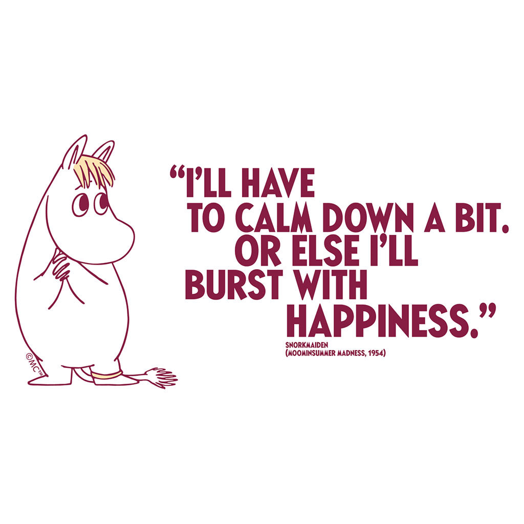 Moomin Snorkmaiden Happiness Insulated Stainless Steel Water Bottle