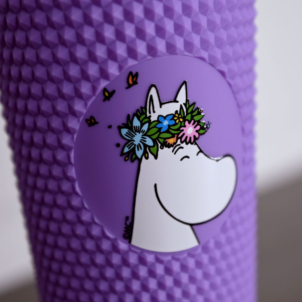 Moomin Moominmamma Drinking Cup With Straw - Purple