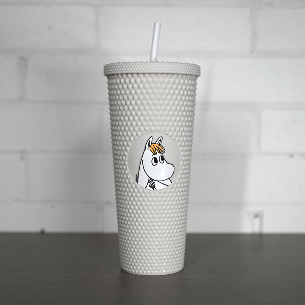 Moomin Snorkmaiden Drinking Cup With Straw - White | Moomin Shop US