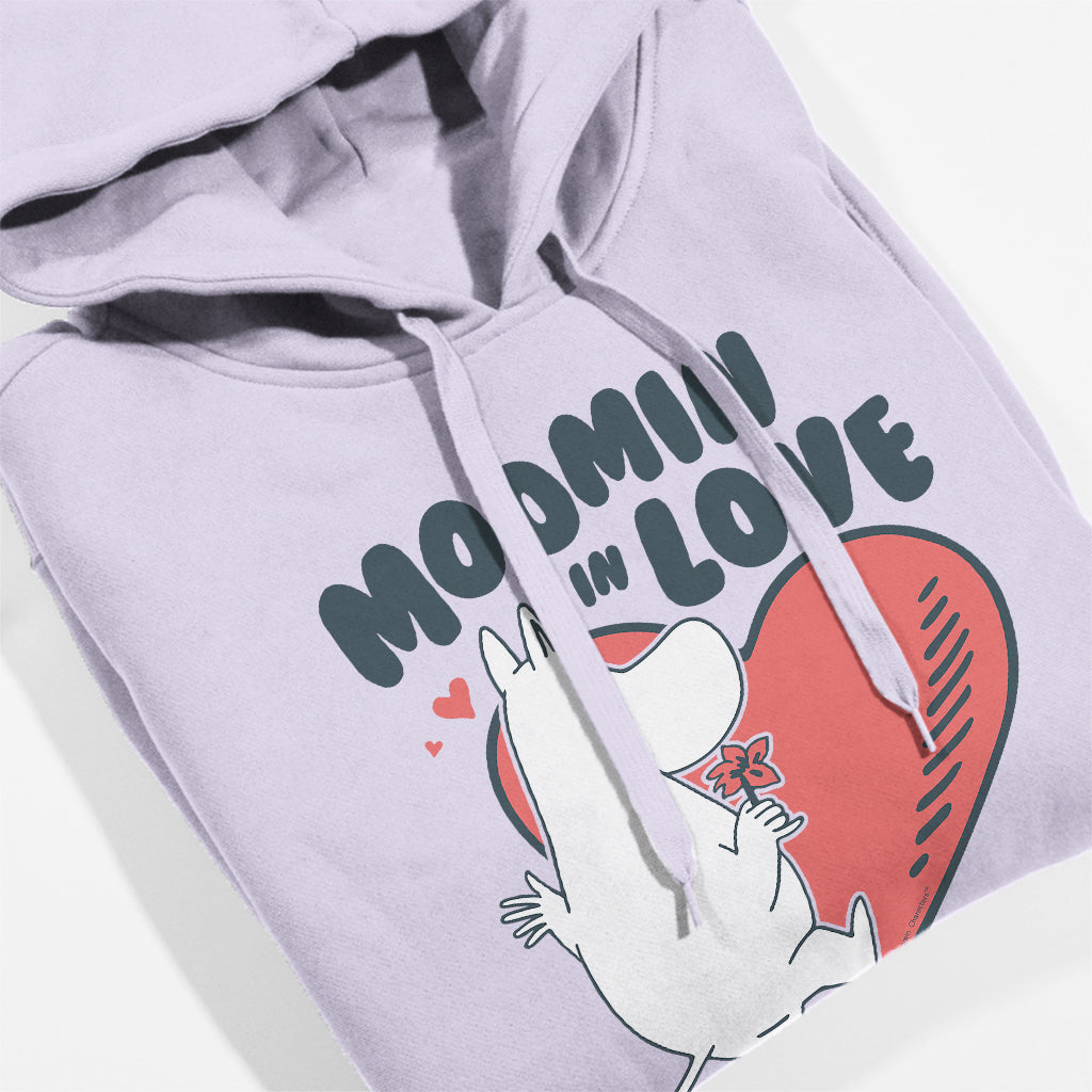 Moomin In Love Moomintroll Heart Adult Hoodie