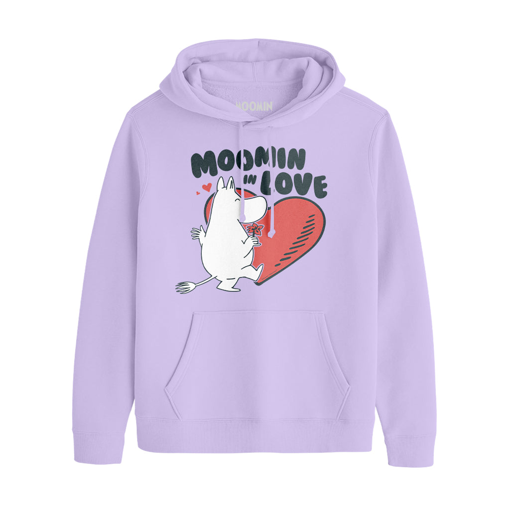 Moomin In Love Moomintroll Heart Adult Hoodie | Moomin Shop US