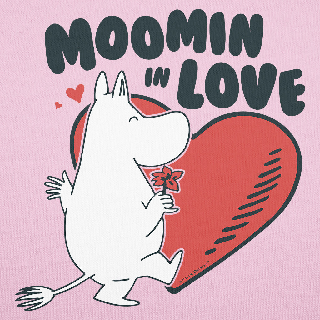 Moomin In Love Moomintroll Heart Women&#39;s T-Shirt