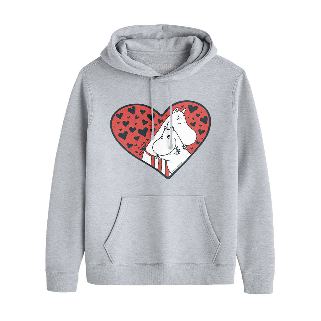 Moomin Moominmamma &amp; Moomintroll Love Heart Adult Hoodie | Moomin Shop US