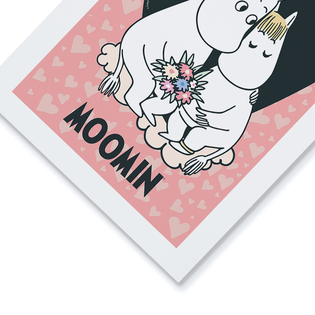 Moomin Moomintroll &amp; Snorkmaiden Love Is Print