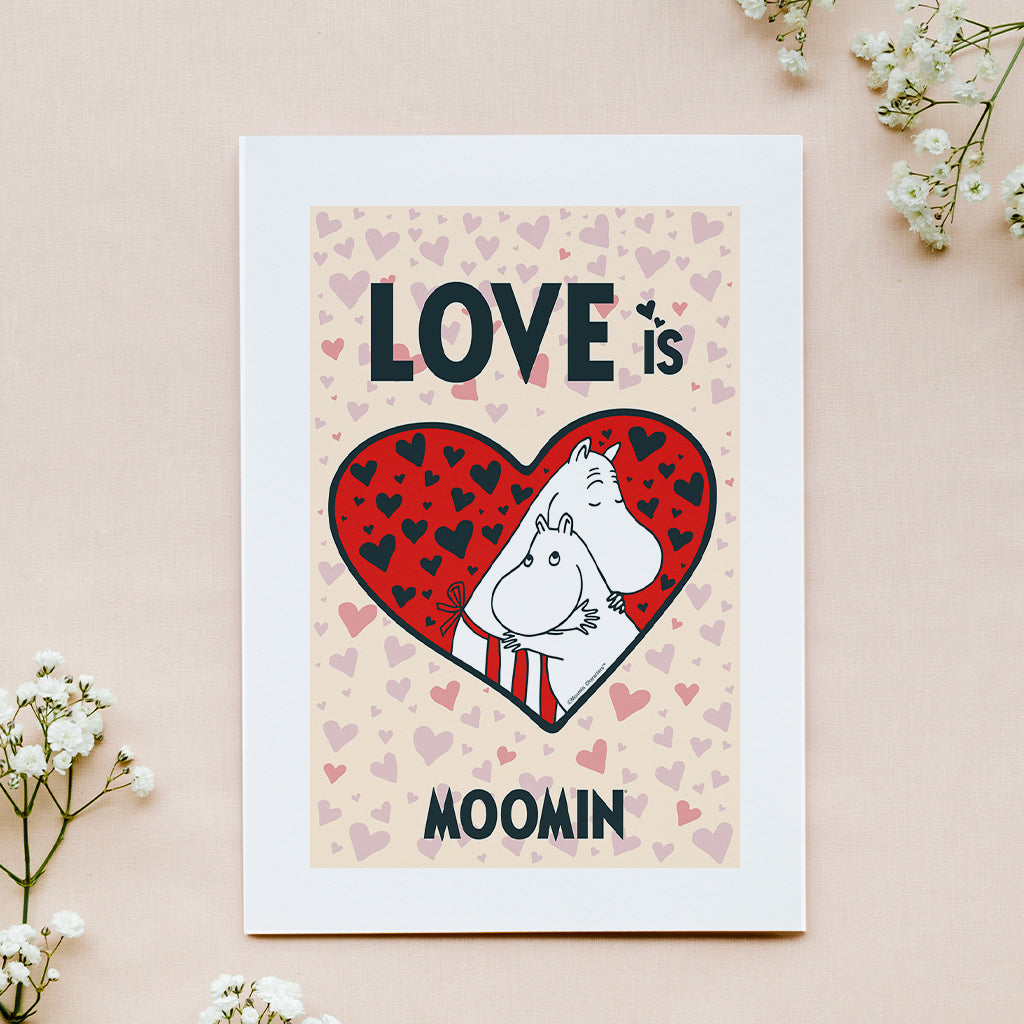 Moomin Moominmamma &amp; Moomintroll Love Is Print | Moomin Shop US