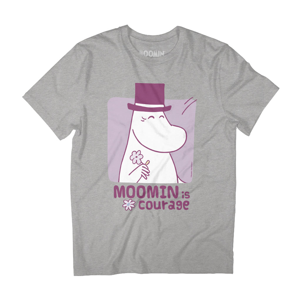 Moomin Moominpappa Moomin Is Courage Adult T-Shirt | Moomin Shop US